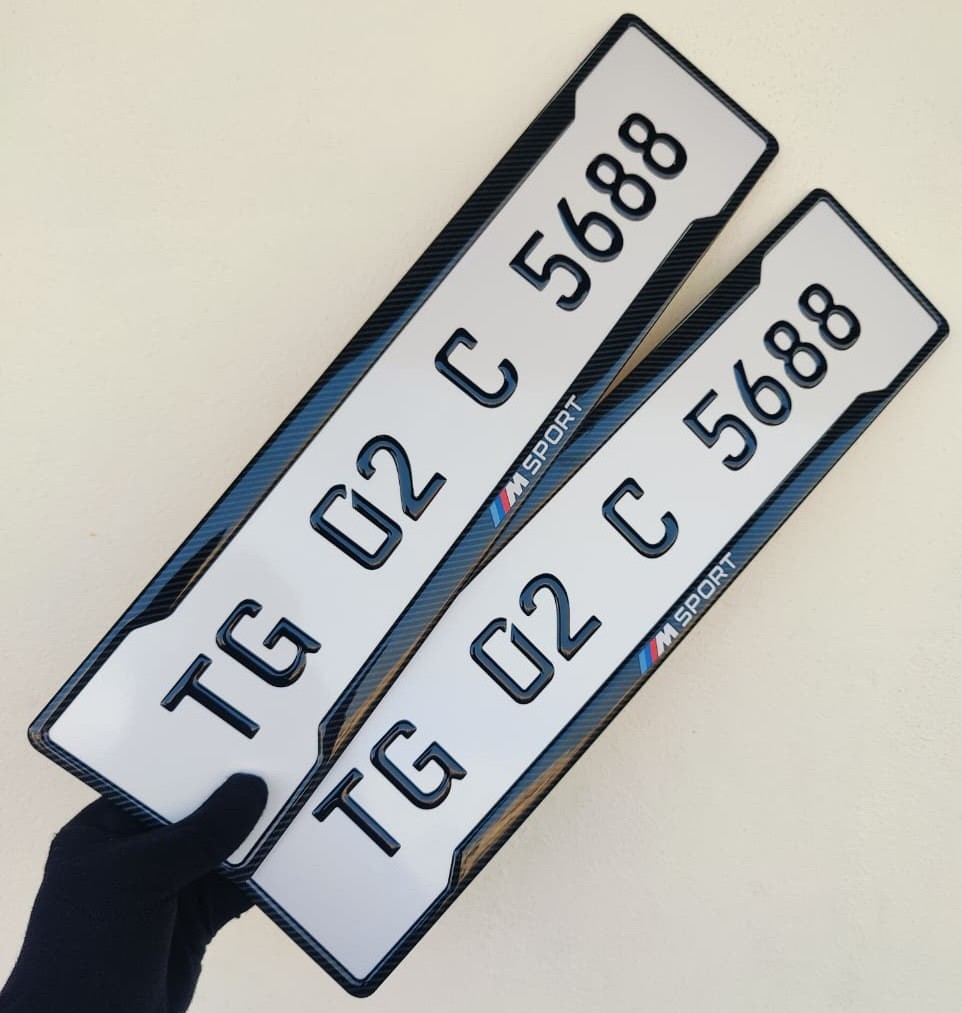 Order Car gel number plates in Telangana